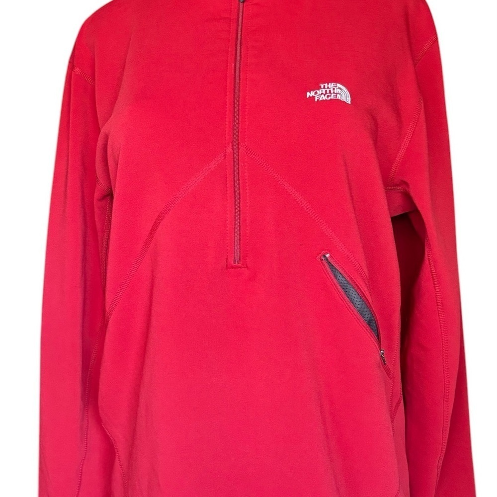 The North face men 1/4 zip fleece pocket pullover